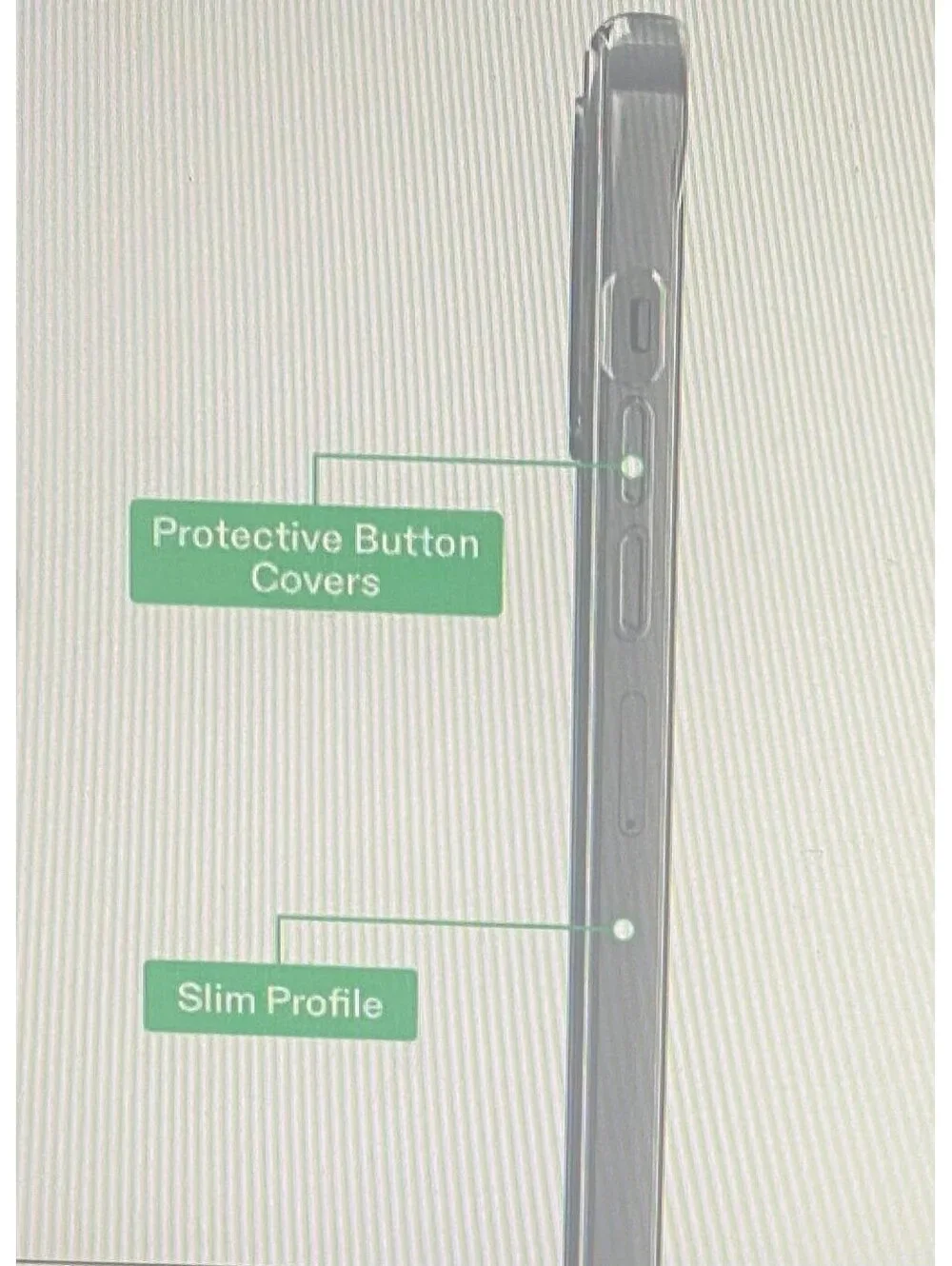 Onn Case for iPhone 13 Pro Max/12 Pro Max Clear